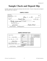 If you are making a deposit through an atm, make sure it is connected to your bank or credit union. Sample Check And Deposit Slip