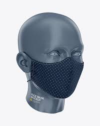 Download Face Mask Mockup In Apparel Mockups On Yellow Images Object Mockups