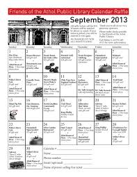 Raffle Calendars For Sale Now 10 Benefits The Friends Of The Athol Public Library And You Get 30 Chances To Fundraising Calendar Raffle Calendar Template