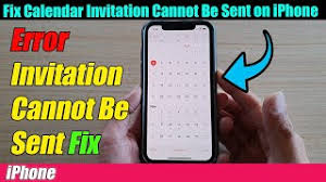 5 Solutions To Fix Calendar Invitation Cannot Be Sent On Iphone Youtube