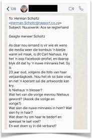 Mk veteran and former anc nec member. Rapport This Kind Of Hack Journalism Is Wrong Carl Niehaus Politics Politicsweb