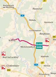 Hunfeld Schlitz Radweg Karte Radweg Hunfeld Rad