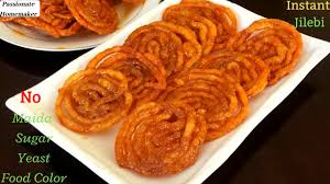 Instant Jalebi Recipe Wheat Flour Jalebi With Jaggery Bellam Jilebi Homemade Instant Crispy Jilebi Youtube