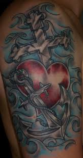 The most common herz kreuz anker material is metal. Frankenink Glaube Liebe Hoffnung Jetzt Live Und In Farbe Tattoos Von Tattoo Bewertung De