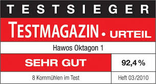 Octogon) ist ein polygon mit acht ecken und acht seiten. Hawos Oktagon 1 2 Getreidemuhle Kaufen Bei Hawos Kornmuhlen Gmbh