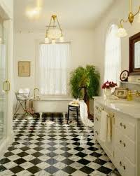 Black And White Checkered Bathroom Floor Tiles The Tiles Are Great White Marble Bathrooms White Bathroom Home