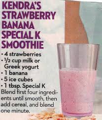 Strawberry Banana Special K Smoothie 4 Strawberries 1 2 Cup Almond Milk Or Greek Yogurt 1 Banana 5 Ice Cube Special K Smoothie Drinks Special K Diet