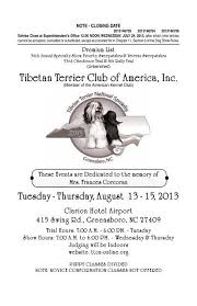 Find information on health, shows, ttboc approved breeders, contact details for our rescue and welfare service, available merchandise and much more. Tibetan Terrier Club Of America Inc