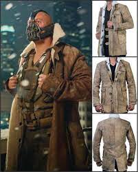 Get This Amazing Batman Bane Shearling Leather Coat Is Now Component Of Our Online Store Top Leather Factory Hu Mens Outfits Leather Coat Brown Leather Jacket