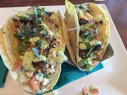 Maybe you would like to learn more about one of these? Big Fish Tacos Ignore One On The Right I D Already Forked Out Some Of The Fish Picture Of Fins At Sharky S Venice Tripadvisor