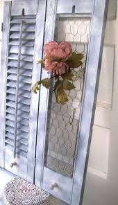Chic Decor Decorating Ideas Pinterest Shabby Shutters Repurposed Aluminum Shutters Repurposed Angel Shutt In 2020 Shutter Decor Diy Shutters Shabby Chic Decor