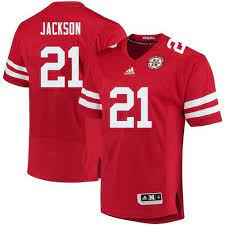 Nebraska Cornhuskers Lamar Jackson 21 Adidas Football Replica Jersey Nebraska Cornhuskers Cornhuskers Football Cornhuskers