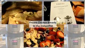 Combine chicken, chicken stock, 2 cups water, ginger, and green onion in a pressure cooker. Frozen Chicken Breast In The Instant Pot Youtube