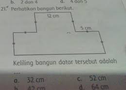 Maybe you would like to learn more about one of these? Perhatikan Gambar Bangun Berikut Keliling Bangun Datar Tersebut Adalah Brainly Co Id