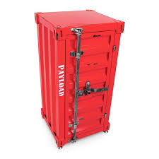 Unsere rollcontainer sind der perfekte platz für locher, papiere und mehr. Kommode Im Industrial Container Look Aus Metall Rot Buttner Art Of Living