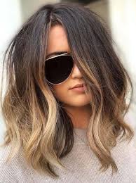 Wonderful Lob Style Haircuts With Shadow Roots In 2018 2019 Orta Uzunlukta Sac Modelleri Ombre Sac Rengi Kut Kesim Sac
