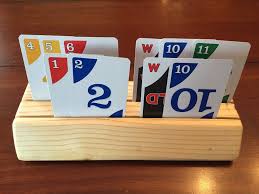 I even made a playing card holder for a motor development project back in college. Wooden Playing Card Holder For Kids 5 Steps With Pictures Instructables