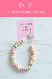 Saved by crafting with fields of heather. Diy Valentines Easy And Cute Candy Necklace Cards The Sweetest Digs
