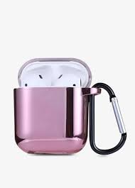 42 mm x 46 mm. Rose Gold Metallic Airpod Case Mahalocases