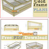 4 easy methods and principles to help manage the temperatures of your garden cold frames. 1