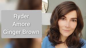 Wig Review Ryder by Amore in Ginger Brown #wigreview #wig #reneofparis
