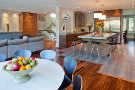 Linoleum flooring runs anywhere from $4 to $10 per square foot, depending on the quality. Mixed Flooring Houzz