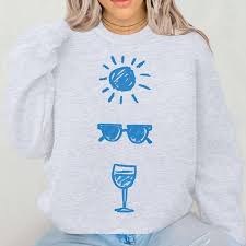 Sunshine and Wine PNG: Summer Shirt Design (digital Download)