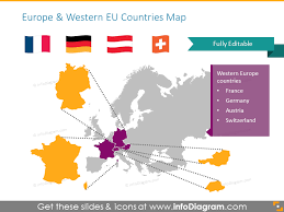 What's on in europe european attractions. Germany France Maps Western Europe Ppt Editable Switzerland Austria Regions