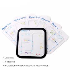 Magnetic Screw Keeper Memory Chart Mat For Iphone 6 6s Plus 7 7 Plus Teardown Repair Guide Pad Phone Repair Tools Kit