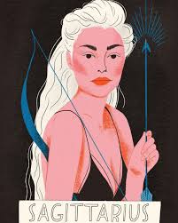 Zodiac Portraits By Cloudy Thurstag Illustration Art Gallery Illustration Art Gallery Drawing Painting Sagittarius Art Illustration Astrology Art