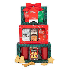 Starbucks Holiday Tower Gift Set Contains 2 Ceramic Mugs 9 Oz Pike Place Coffee Holiday Blend Coffee Pepp Holiday Blend Gift Towers Starbucks Christmas