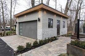 Mancavemotorcycle Detached Garage Detached Garage Backyard Garage Modern Garage Garage Remodel