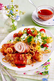 Salsa Rollchen Mit Sommer Kartoffelsalat Rezept Lecker Kartoffelsalat Kartoffelsalat Rezept Rezepte