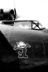 With Felix Featured On Its Fuselage This Is One Fashionable Amphibious Flyer Felix The Cats Artistic Pictures Vintage Cartoon