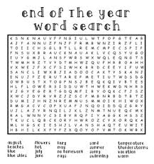 This summer, i visited the city of joy, kolkata. End Of Year Word Search Worksheets Teaching Resources Tpt