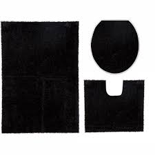 Banyo paspası modelleri farklı zeminlere uygun! Romanza 3 Lu Banyo Paspas Siyah