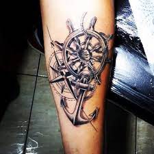 Blackwork compass tattoo on hand. 46 Trendy Tattoo Compass Nautical Ink Anchor Tattoos Nautical Tattoo Sleeve Ship Tattoo