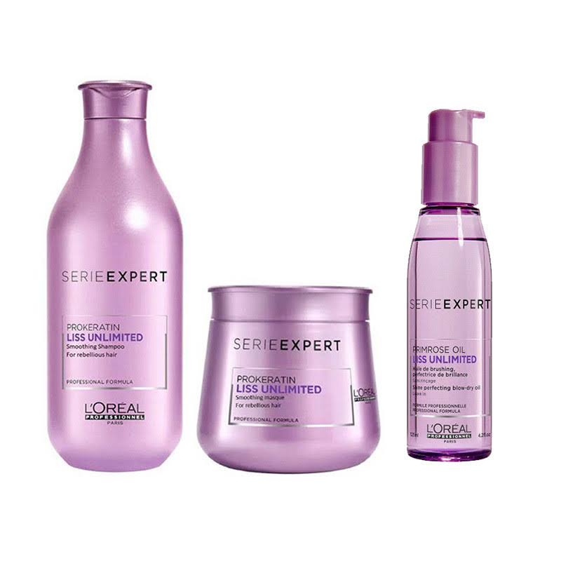 L'Oréal Liss Unlimited Shampoo, Mask And Serum product image