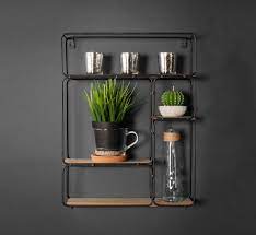 Bronze metal and glass milayan bathroom wall shelf. Pin On Redesign