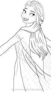 Coloring pages amazing frozenoloring book pages image. Disney Princess Coloring Frozen 2 Coloring Pages Elsa Hair Down Novocom Top