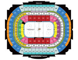 honda center anaheim ca seating chart view