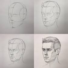 20 How To Draw A Face Step By Step Sky Rye Design In 2020 Realistic Face Drawing Realistic Drawings Portrait Drawing