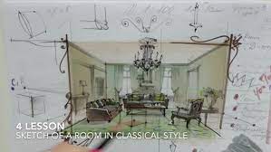 Sketching With Markers For Interior Designers Sketching School By Olga Sorokina Interior Sketch Interior Interior Designers