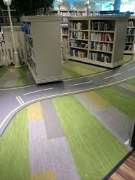 Skinny Planks Were Chosen By The Design Team At The Solihull Borough Council In England To Design This Won Resilient Flooring Flooring Commercial Carpet Tiles