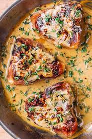 Chop the garlic clove and put the garlic, rosemary and thyme in a bowl. Lamb Chops With Mustard Thyme Sauce Julia S Album