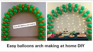 Make a balloon arch with crurling ribbon or string! How To Make Balloon Arch Without Stand Balloon Arch Tutorial Balloon Decor Balloons Homedecor Youtube