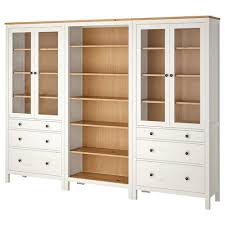 Hemnes White Stain Bookcase 229x197 Cm Ikea In 2021 Hemnes Bookcase Glass Cabinet Doors Hemnes