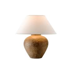 Troy Lighting Calabria 23 In Reggio Table Lamp With Off White Linen Shade Ptl1009 The Home Depot In 2020 Troy Lighting Table Lamp Lamp