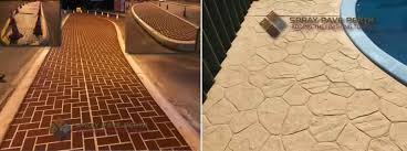 This will define which system is employed. Spray On Concrete Spray Pave Perth