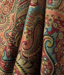 Ovesized paisley print slipcover custom made for a quatrine sofa. 22 Couch Ideas Fabric Decor Paisley Upholstery Upholstery Fabric